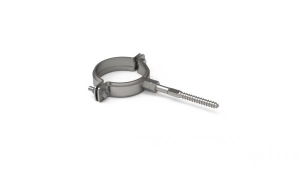 ABRAZADERA PARED INOX 304